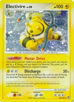 Electivire (DP Secret Wonders) 025/132  - Holofoil Deck Exclusives - Holo Rare