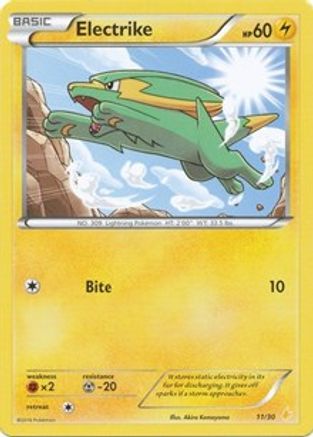 Electrike (28) (28) 028  XY Trainer Kit Pikachu Libre & Suicune - Common