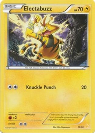 Electabuzz (23) (23) 023  XY Trainer Kit Pikachu Libre & Suicune - Common