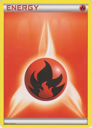 Fire Energy (2013 Unnumbered) (2013 Unnumbered)  - Holofoil Deck Exclusives - Common