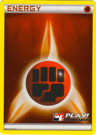 Fighting Energy (2011 Play! Pokemon) (2011 Play! Pokemon)  - Holofoil League & Championship Cards - Promo