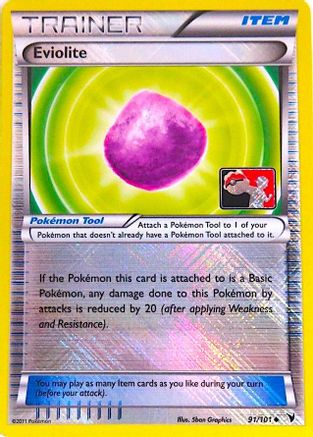Eviolite (Championship Promo) 091/101  - Reverse Holofoil League & Championship Cards - Promo