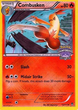 Combusken (Arena Cup Championships) 013/111  - Reverse Holofoil League & Championship Cards - Promo