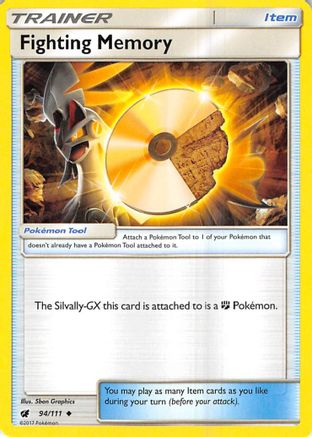 Fighting Memory 094  - Reverse Holofoil SM  Crimson Invasion - Uncommon