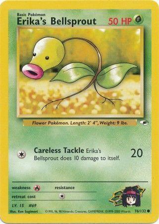 Erika's Bellsprout (76) (76) 076/132  - Unlimited Gym Heroes - Common