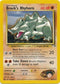 Brock's Rhyhorn (22) (22) 022/132  - Unlimited Gym Heroes - Rare