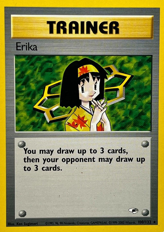 Erika (100) (100) 100/132  - Unlimited Gym Heroes - Rare