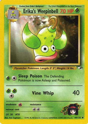 Erika's Weepinbell (49) (49) 049/132  - Unlimited Gym Heroes - Uncommon
