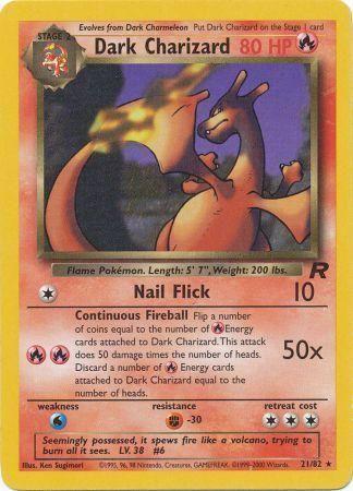 Dark Charizard (21) (21) 021/82  - Unlimited Team Rocket - Rare