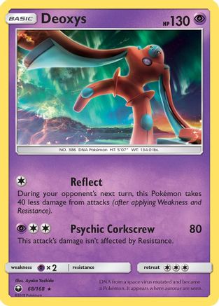 Deoxys (68) (68) 068/168  - Reverse Holofoil SM  Celestial Storm - Rare