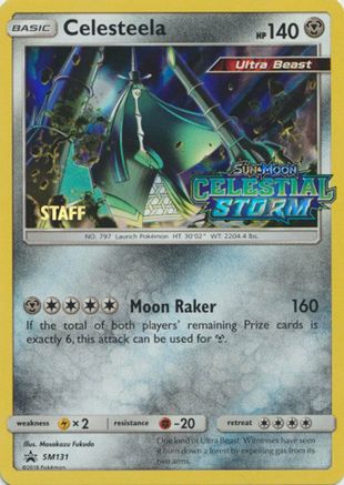 Celesteela (Prerelease) [Staff] SM131  - Holofoil SM Promos - Promo