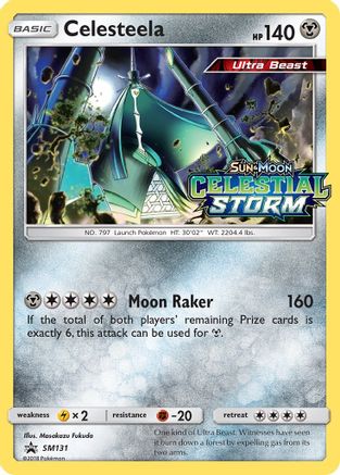Celesteela (Prerelease) SM131  - Holofoil SM Promos - Promo