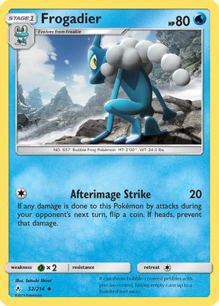 Frogadier 052/214  SM  Unbroken Bonds - Uncommon