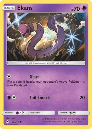 Ekans 062/214  SM  Unbroken Bonds - Common