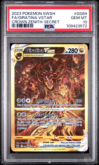 PSA 10 Giratina VSTAR #GG69