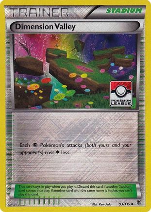 Dimension Valley (Pokemon League) 093/119  - Reverse Holofoil League & Championship Cards - Promo