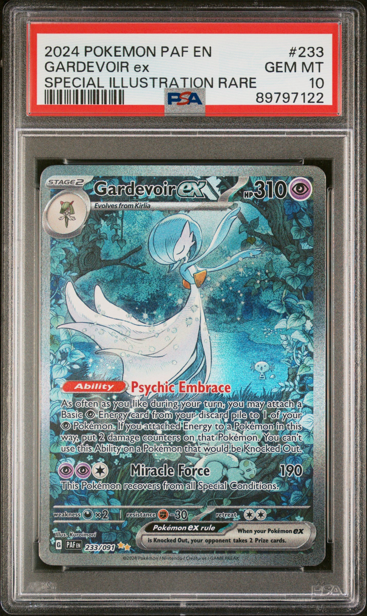PSA 10 Gardevoir EX #233