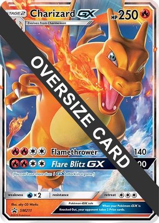 Charizard GX (SM Black Star Promo) SM211  - Holofoil Jumbo Cards - Promo