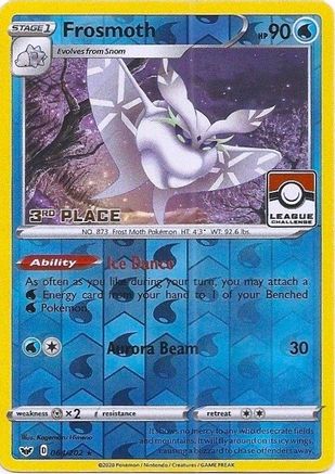 Frosmoth (League Challenge) [3rd Place] 064/202  - Reverse Holofoil League & Championship Cards - Promo