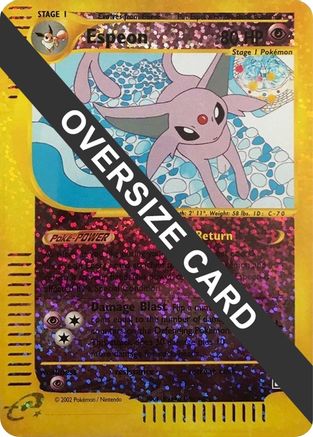 Espeon (Box Topper) 006/12  - Reverse Holofoil Jumbo Cards - Promo