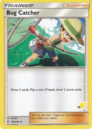 Bug Catcher (#26 Pikachu Stamped) 189/236  Battle Academy - Promo