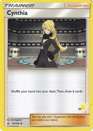 Cynthia (#24 Pikachu Stamped) 119/156  Battle Academy - Promo