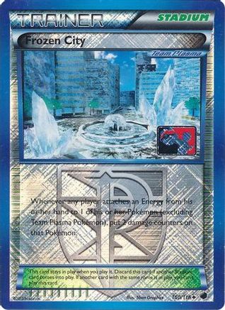 Frozen City (Team Plasma) (Team Plasma) - 100/116  100/116  - Reverse Holofoil League & Championship Cards - Promo