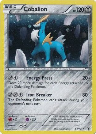 Cobalion (Cosmos Holo) 084/101  - Holofoil Blister Exclusives - Promo