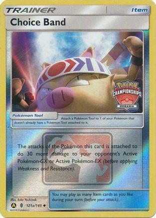 Choice Band (Oceania Championships) 121a/145  - Reverse Holofoil League & Championship Cards - Promo
