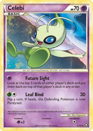 Celebi (Non-Holo Movie Exclusive) 003/102  Triumphant - Promo