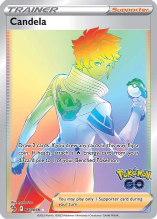 Candela (Secret) 083/078  - Holofoil Pokemon GO - Secret Rare