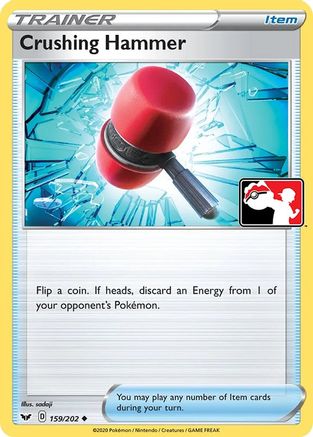 Crushing Hammer 159/202  - Holofoil Prize Pack Series Cards - Uncommon