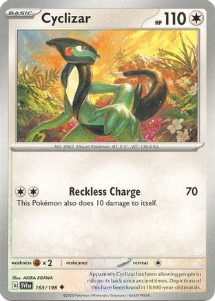 Cyclizar 163/198  SV01 Scarlet & Violet Base Set - Uncommon