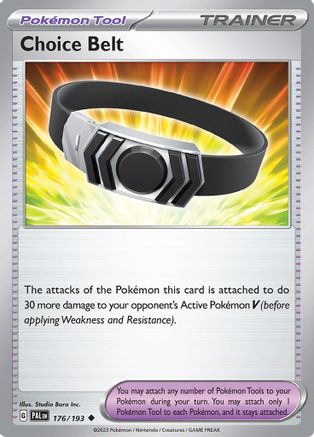 Choice Belt 176/193  SV02 Paldea Evolved - Uncommon