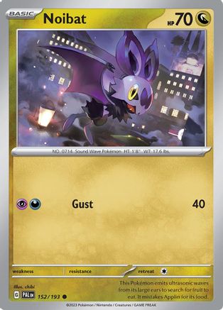 Noibat 152/193  SV02 Paldea Evolved - Common