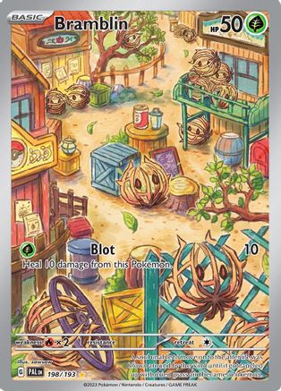 Bramblin 198/193  - Holofoil SV02 Paldea Evolved - Illustration Rare