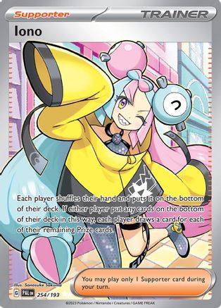 Iono 254/193  - Holofoil SV02 Paldea Evolved - Ultra Rare