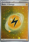 Basic Lightning Energy (Cosmos Holo) 004  - Holofoil SVE Scarlet & Violet Energies - Common