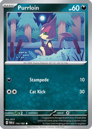Purrloin 114/182  SV04 Paradox Rift - Common