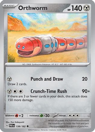 Orthworm 138/182  SV04 Paradox Rift - Uncommon