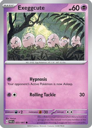 Exeggcute 023/091  SV Paldean Fates - Common