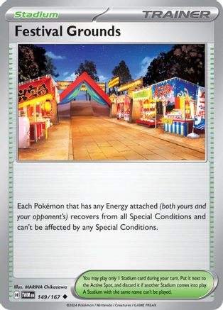 Festival Grounds 149/167  - Reverse Holofoil SV06 Twilight Masquerade - Uncommon