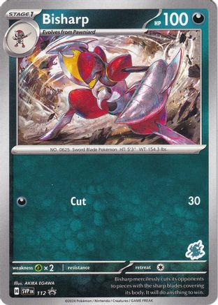 Bisharp - Darkrai Deck 112  Battle Academy 2024 - Promo