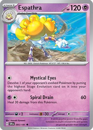Espathra 095/191  SV08 Surging Sparks - Uncommon