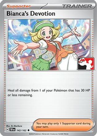 Bianca's Devotion 142/162  - Holofoil Prize Pack Series Cards - Uncommon