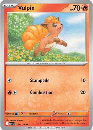 Vulpix 019/132  ME01 Mega Evolution - Common
