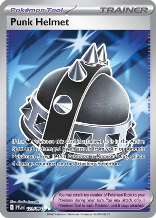 Punk Helmet 121/094  - Holofoil ME02 Phantasmal Flames - Ultra Rare