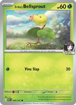 Erika's Bellsprout 004  ME Ascended Heroes - Common