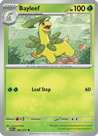 Bayleef 009  ME Ascended Heroes - Uncommon
