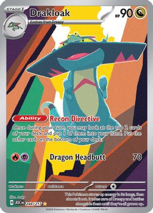 Drakloak 248/217  - Holofoil ME Ascended Heroes - Illustration Rare